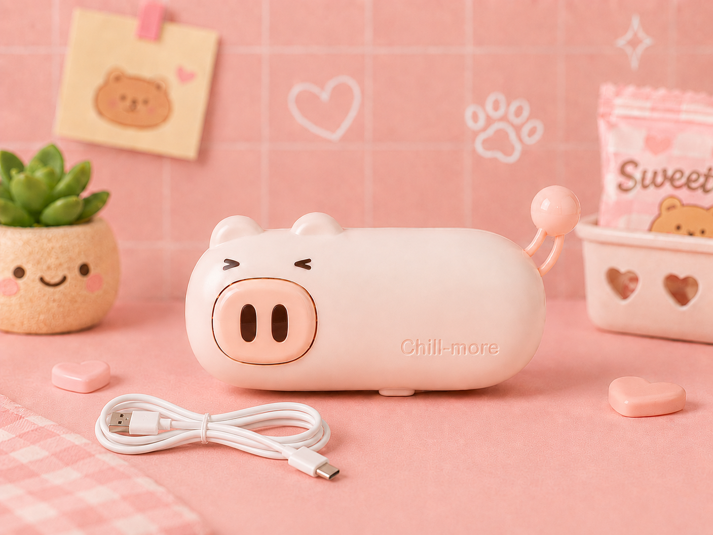 🐾 Mini Sellador de Bolsas Kawaii — Mantén tus Snacks Frescos