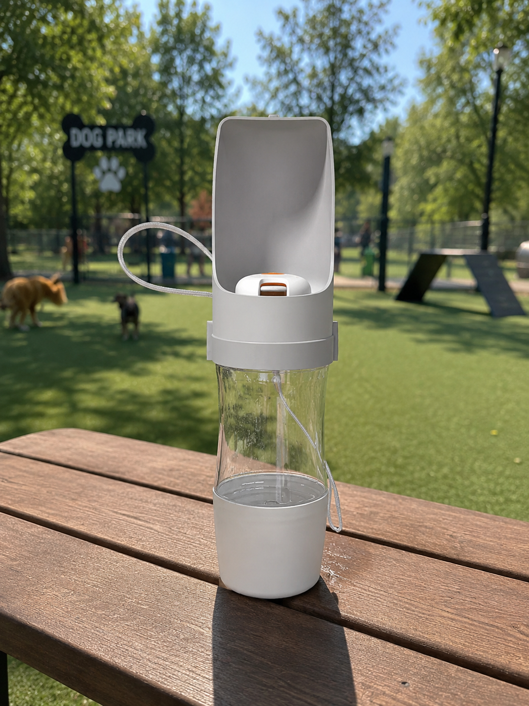 🐾💧 2-in-1 Portable Water Bottle for Pets